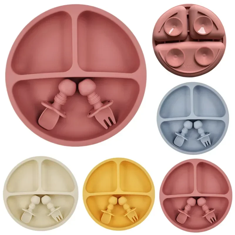 Baby Food Jars With Lids - 3 Stuks Siliconen Babyvoeding Set Bpa
