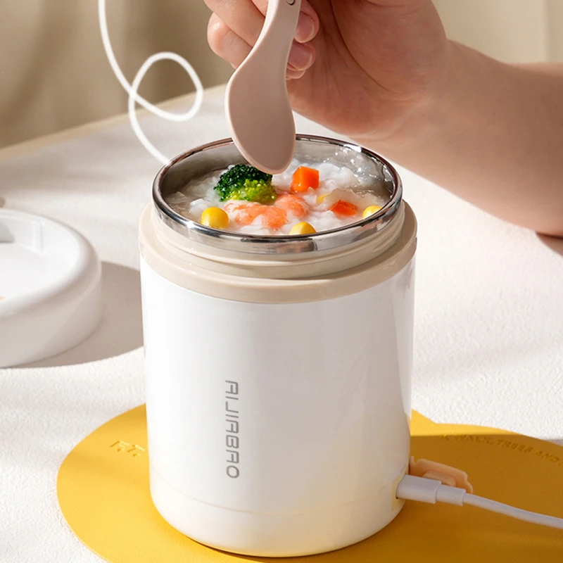 Baby Food Warmer - 600ML USB Elektrische Verwarming Lunchbox Draagbare