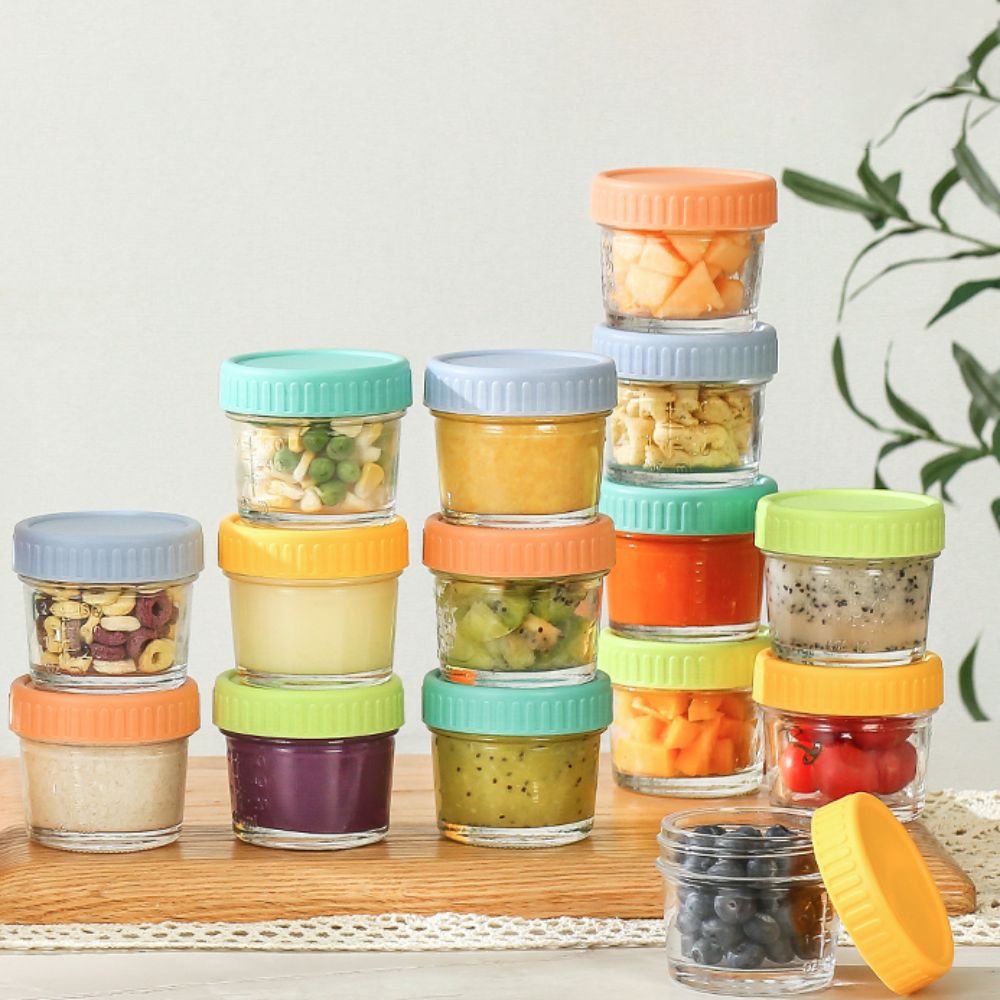 6 stuks glazen babyvoedingspot - Baby Food Jars With Lids recensie en prijs