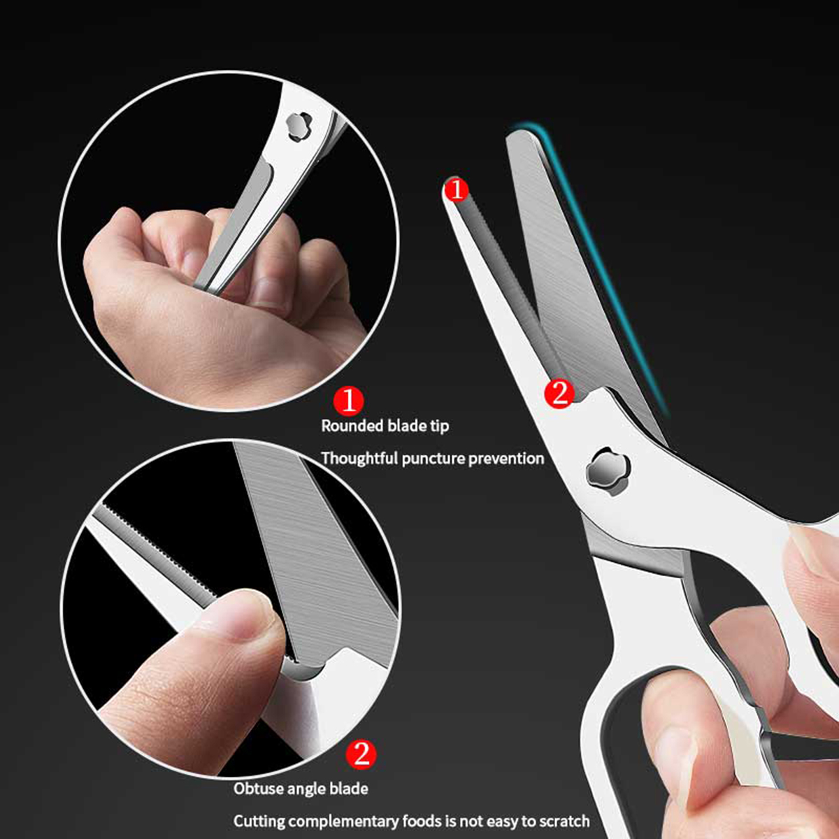 Complementaire voedselschaar v - Baby Food Scissors recensie en prijs