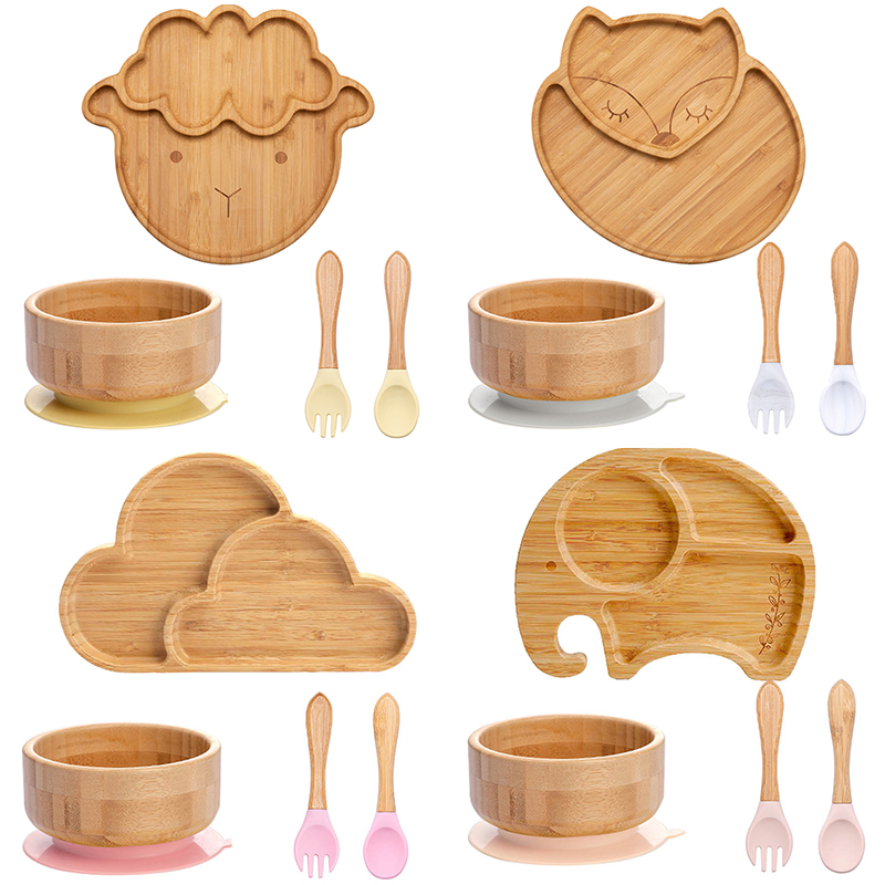 4Pcs Kinderen Servies Zuig Pla - Baby Food Menu recensie en prijs